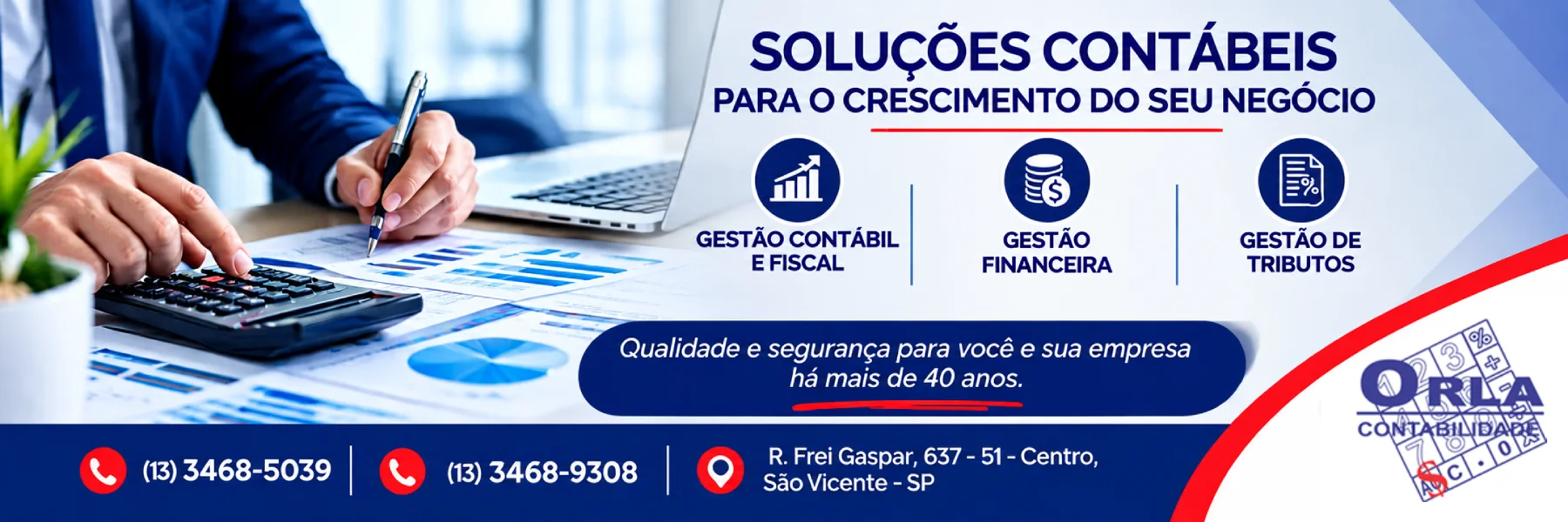 Orla Contabilidade - Soluções contábeis para o crescimento do seu negócio em São Vicente e Santos